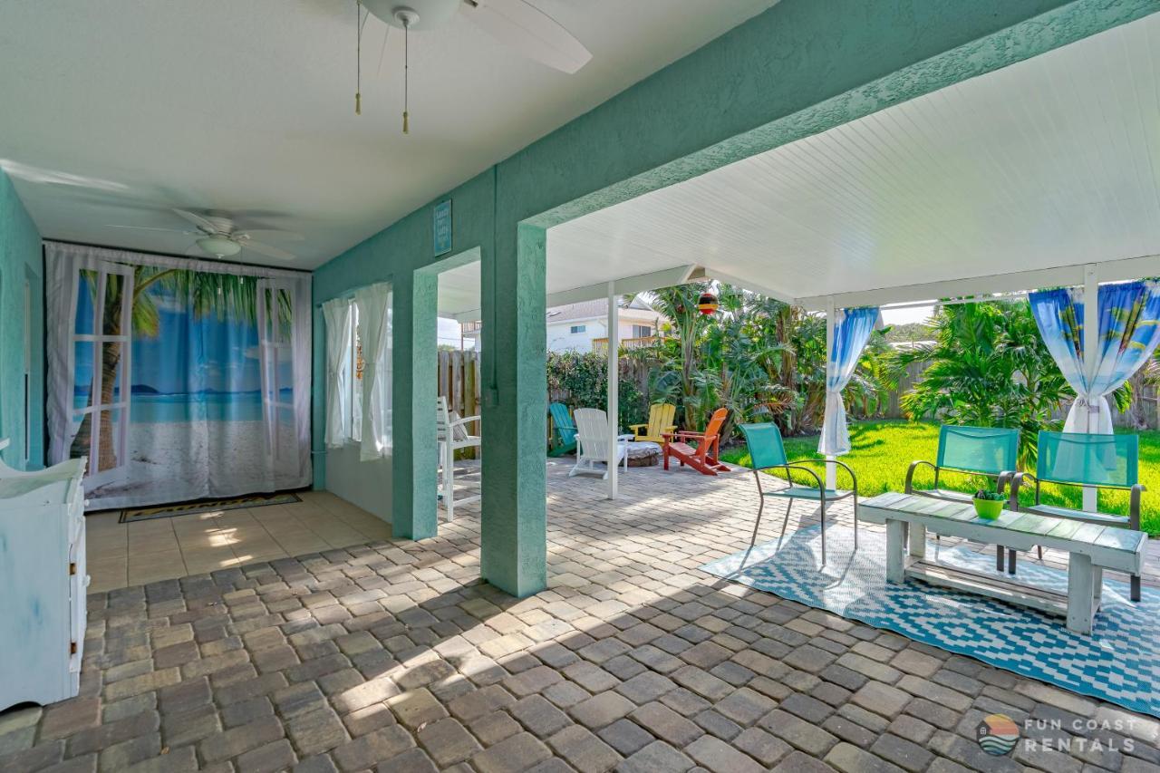 Dog Friendly Home Wprivate Fenced Yard, Garage & Fire Pit Steps To The Beach! New Smyrna Beach Buitenkant foto