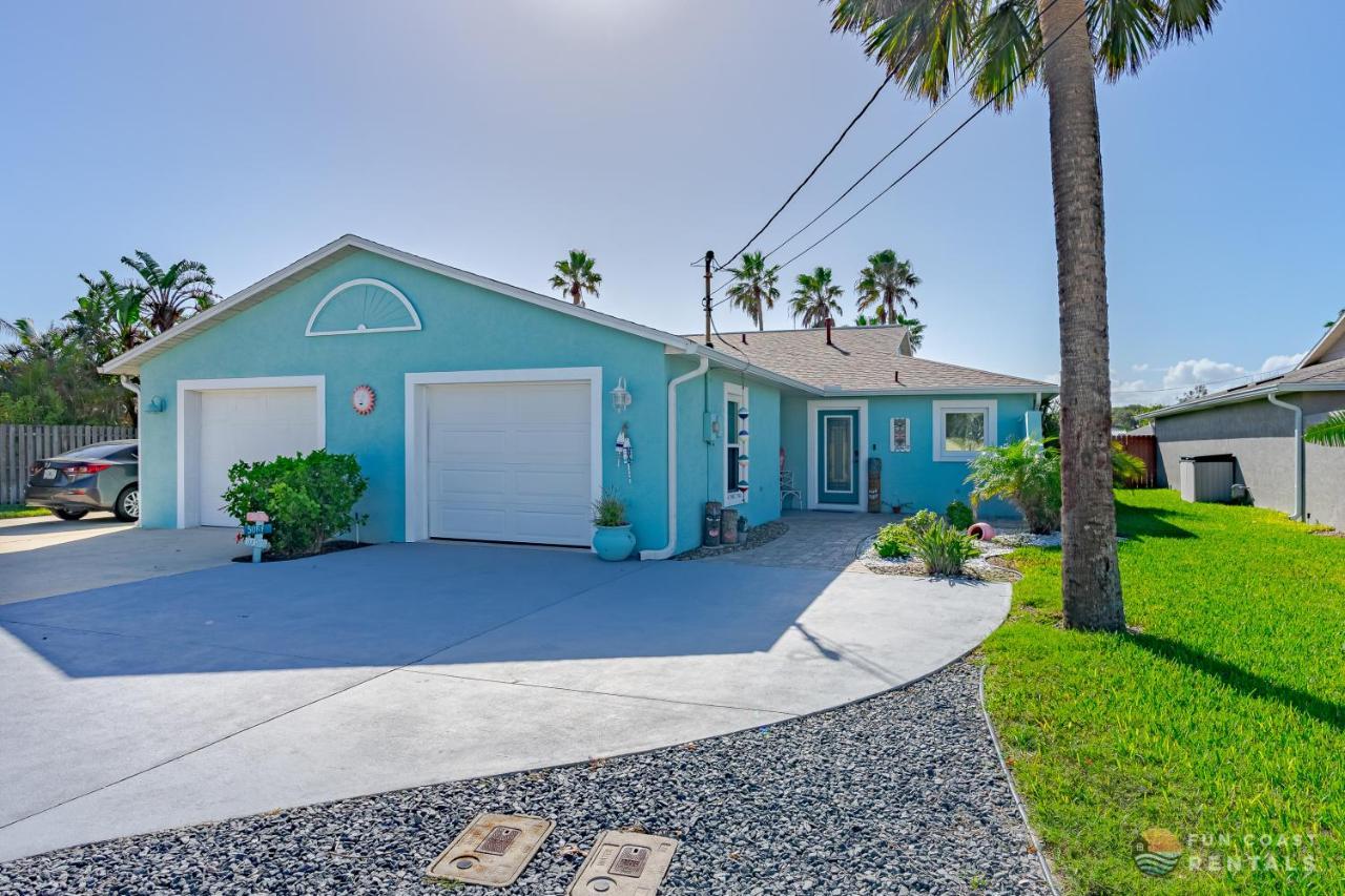 Dog Friendly Home Wprivate Fenced Yard, Garage & Fire Pit Steps To The Beach! New Smyrna Beach Buitenkant foto