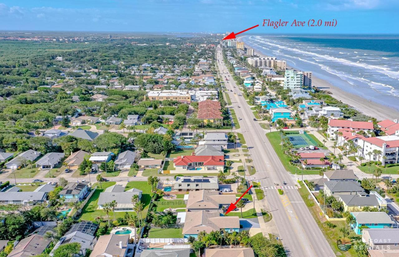 Dog Friendly Home Wprivate Fenced Yard, Garage & Fire Pit Steps To The Beach! New Smyrna Beach Buitenkant foto